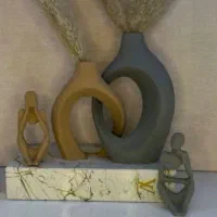 گلدان دوقلو|گل و گیاه طبیعی|کبودرآهنگ, |دیوار