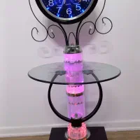 میز تلفن و ساعت