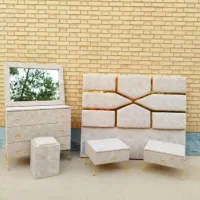 تخت خواب دونفره پارچه ای با تشک با اقساط|تخت و سرویس خواب|چابهار, |دیوار