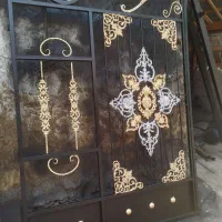 دروازه حیاط درب آهنی ویلا و ساختمان نو شیک و مدرن|مصالح و تجهیزات ساختمان|رشت, خواهر امام|دیوار