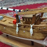 ماکت لنج صیادی|مجسمه، تندیس، ماکت|بندر گناوه, |دیوار