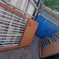 درب حیاط ماشین رو۵عدد پنجره چرخ چاه ونردبان|مصالح و تجهیزات ساختمان|تبریز, |دیوار