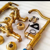 شیرالات بامبو اصلی سنگین طلایی مات زعیم