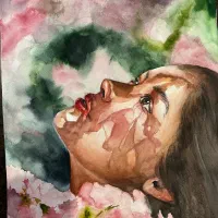 تابلو نقاشی آبرنگ و سفارش چهره|تابلو، نقاشی، عکس|تهران, ائمه اطهار|دیوار