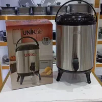 کلمن(یونیک هوم)استیل/شیریدک10لیتر پایه دار ارسال
