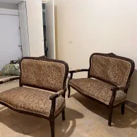 مبل صندلی چوبی