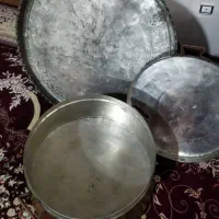 دیگ مسی به وزن 11کیلو وسینی مسی به وزن 7کیلو|کلکسیون اشیاء عتیقه|شاهینشهر, گزبرخوار|دیوار