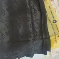 یک قوار چادر مشکی گلدار