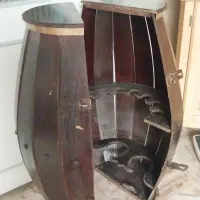 بشکه بار چوبی کمیاب|مبلمان خانگی و میز عسلی|کاشان, گبرها|دیوار