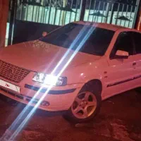 ماشین سمند سفید روغنی