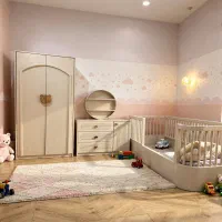 سرویس آیماه شامل کمد میز آرایش شلف تخت تمام رنگ