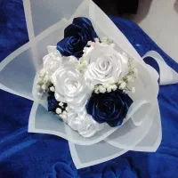 دسته گل روبانی