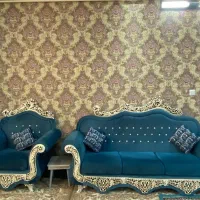 سرویس مبلمان نه نفره|مبلمان خانگی و میز عسلی|زاهدان, |دیوار