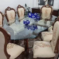 مبلمان استیل با غذاخوری|مبلمان خانگی و میز عسلی|تهران, صادقیه|دیوار