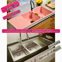 سینک گرانیتی استیل هود گاز توکار رومیزی سون مدلVX4