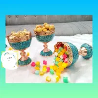 کاسه آجیلی و قندان یلدا|ظروف سرو و پذیرایی|شیراز, شاهچراغ|دیوار