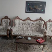 مبلمان نیمه استیل9نفره