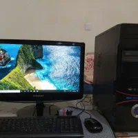 کامپیوتر کامل هارد ۲۵۰ گیگ رم۶ گیگ مانیتور ۱۹ اینچ