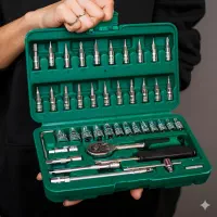 مجموعه آچار بکس ۴۵عددی مدل Easy/ همه چیز دم دسته