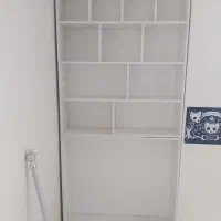 کتابخانه ۱.۲۰ در  ۱  سفید تمام MDF مدرن سفارشی