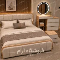 تخت دونفره نرمین در نمایشگاه تخت و تشک آرام