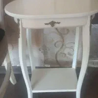 میز تلفن چوبی