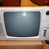 تلویزیون قدیمی آنتیک تلویزیون عتیقه 2 عدد