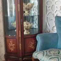 بوفه قهوهای معرق|بوفه، ویترین، کنسول|سهند, |دیوار