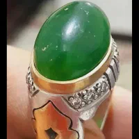 انگشتر زمرد رکاب استاد حجت