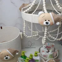 ست قیطان دوزی شده همراه با لوستر|اسباب و اثاث بچه|مشهد, شهید رضوی|دیوار