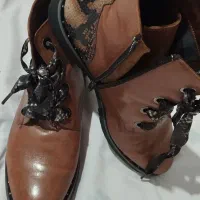 نیم بوت پائیزی چرم سایز ۳۸