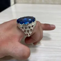 انگشتر توپاز ابی