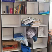 کتابخانه (شلف) و میز تلوزیون