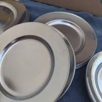 پیش دستی استیل قدیمی