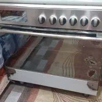 اجاق گاز فر دار مبله استیل فول و دیجیتال لوکاتی