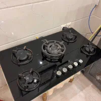 فروش گازرومیزی شیشه ای /۶ماه کارکرده /استیل اخوان