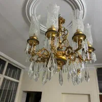 لوستر آنتیک و ی سری لوازم منزل|لوستر و چراغ آویز|تهران, امیریه|دیوار