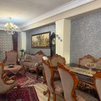مبل استیل ۷نفره  همراه نهار خوری ۸نفره
