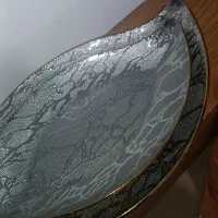 ست شیرینی خوری (سوشی خوری) طلایی نقره ای