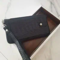 چند عددکیف پول و موبایل وجا کارت عابری طرح چرمی