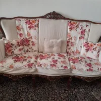 مبل ۹نفره چوب گردو|مبلمان خانگی و میز عسلی|تهران, ائمه اطهار|دیوار