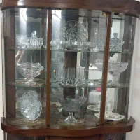 بوفه چراغ دار ویترین ایستاده