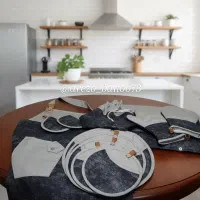 سرویس آشپزخانه اسپرت مشکی|سفره، حوله، دستمال آشپزخانه|تهران, هاشمی|دیوار