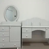 سرویس خواب مناسب دختر و پسر رنگ سفید|تخت و سرویس خواب|سردشت, |دیوار