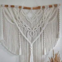 مکرومه زیبا دستساژ|کیف، کفش، کمربند|بابل, |دیوار