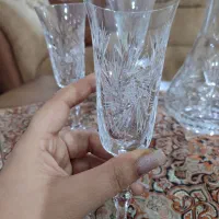 سرویس تنگ وجام خورشیدی کریستال لهستان نو|ظروف سرو و پذیرایی|تربتحیدریه, شهید قرنی|دیوار