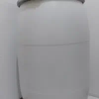 بشکه ۱۲۰ سفید با بست‌فلزی و واشر