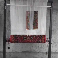 دار قالی.|گلیم، جاجیم، گبه|لار, |دیوار