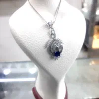 مدال و زنجیر نقره عیار ۹۲۵