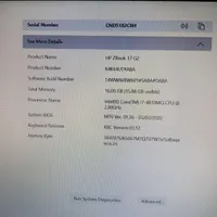 لپ تاب hp اصل مدل zbook 17..G2 وCore i7|رایانه همراه|تهران, شهران شمالی|دیوار